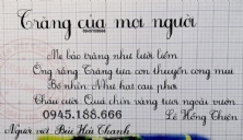 Địa chỉ lớp luyện viết chữ đẹp gần tiểu học Nguyễn Bỉnh Khiêm - Trần Quốc Hoàn - Cầu Giấy 